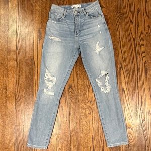 Abercrombie & Fitch - High rise super skinny ankle jeans